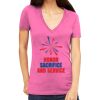 Tultex 214 - Ladies' Slim Fit Fine Jersey V-Neck Thumbnail
