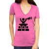 Tultex 214 - Ladies' Slim Fit Fine Jersey V-Neck Thumbnail