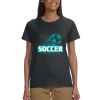 Gildan 100% Cotton Ladies T-Shirt Thumbnail